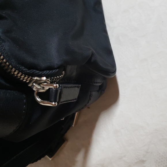 Prada Leather/Canvas Handbag - Picture 3 of 12